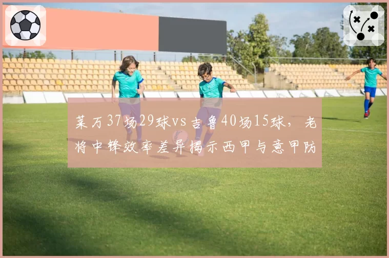 莱万37场29球vs吉鲁40场15球,老将中锋效率差异揭示西甲与意甲防守强度
