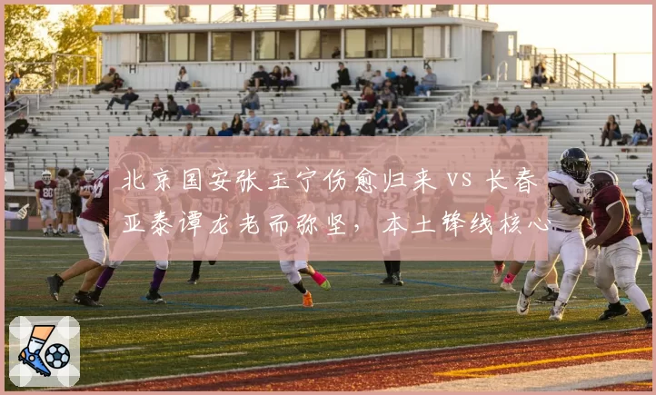 北京国安张玉宁伤愈归来 vs 长春亚泰谭龙老而弥坚,本土锋线核心价值对比